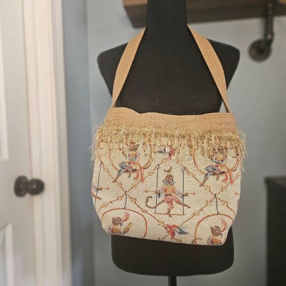 Vintage Circus Monkey purse - Picture 1 of 8